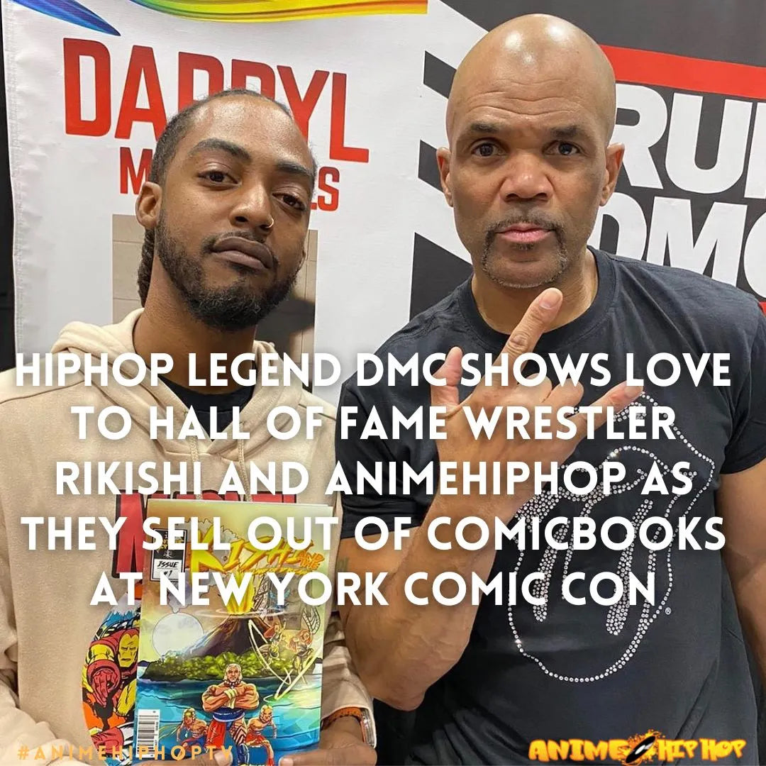 HipHop Legend DMC Shows Love To Rikishi & AnimeHiphop on Comic Book Selling Out